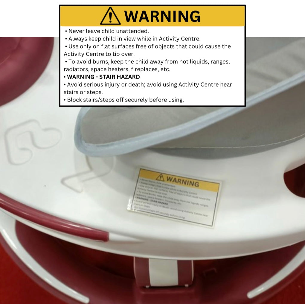 Deluxe O-ring Multifunctional Baby Walker with Lights and Melody Activity Centre
