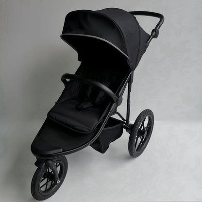 Pre-order Newborn Pram – EasyGo 2+ Three Wheel Stroller with Car Seat and Rotating ISOFIX Base (Black) - image 11