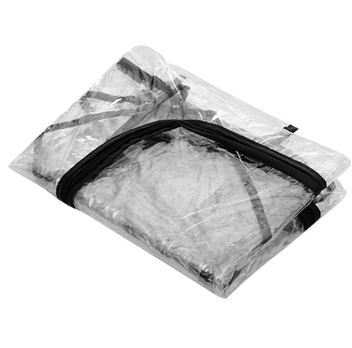 Universal Fit Transparent Stroller Rain Cover with U-Shaped Zipper