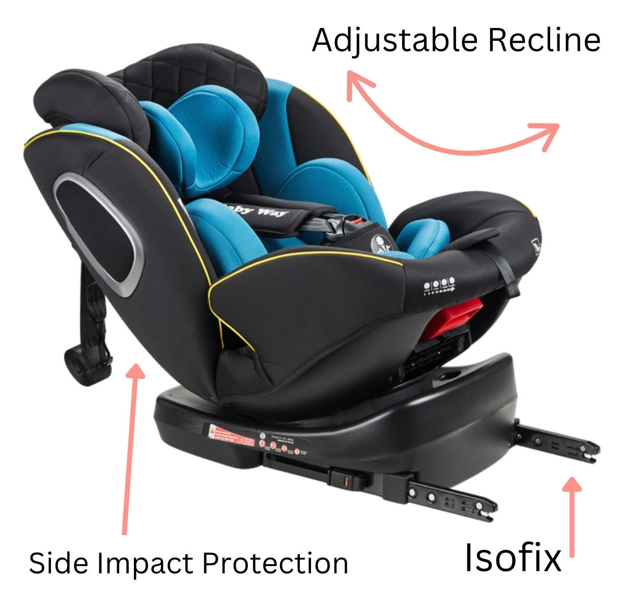 Preorder - Supra Sapphire Bundle - 4in1 Stroller Buggy + Bassinet + Capsule with ISOFIX Base Combo with 360 GoldSpin Rotating Convertible Car Seat
