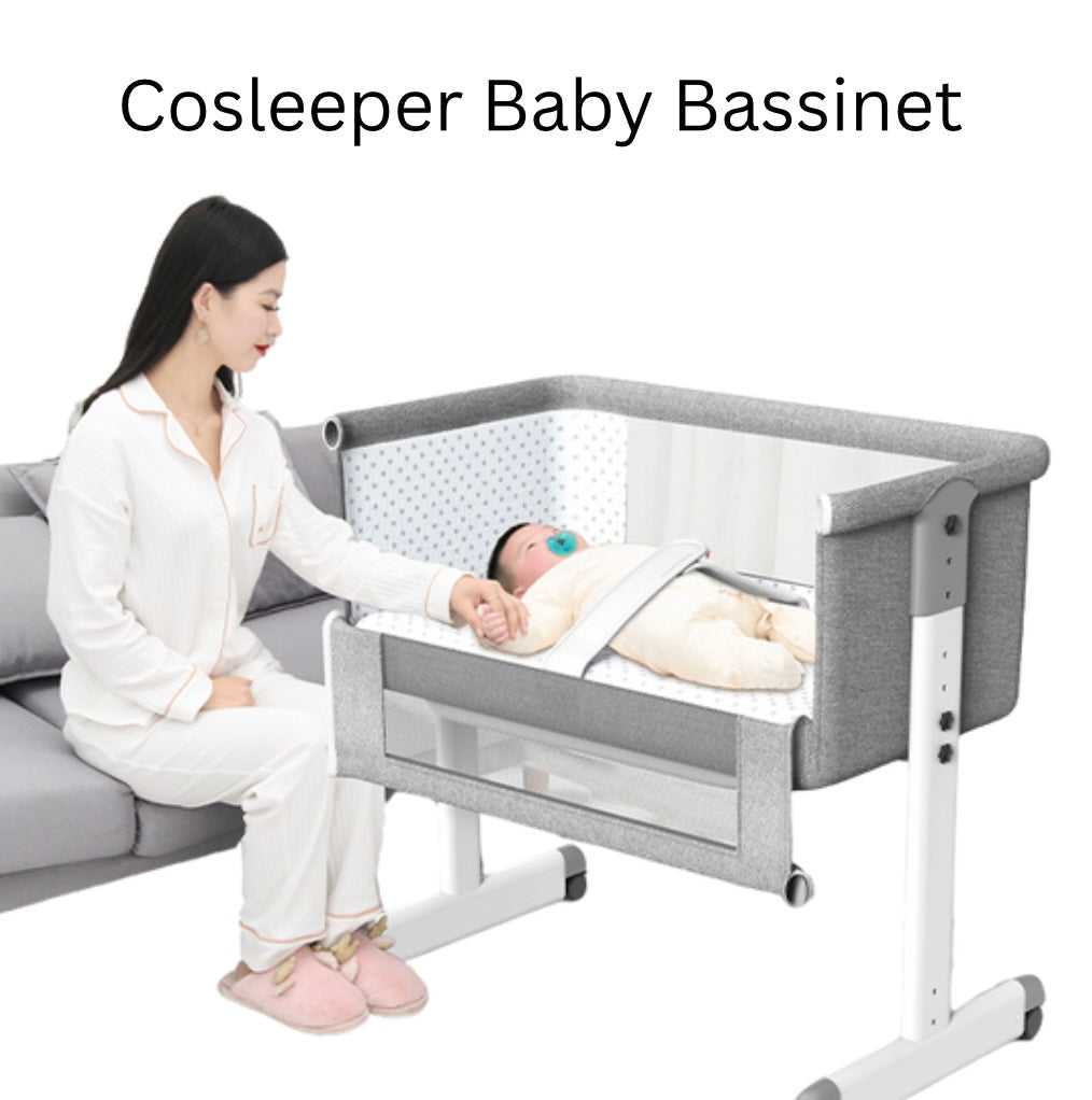 3in1 CoSleeper Baby Bassinet and Game Bed & Mattress – Adjustable Height