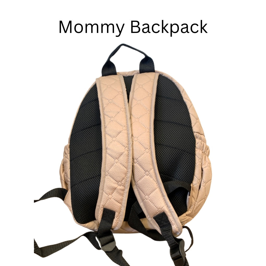 Quilted Mommy Backpack – Lightweight Nappy Bag