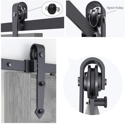 12FT/366cm Barn Door Hardware Kit
