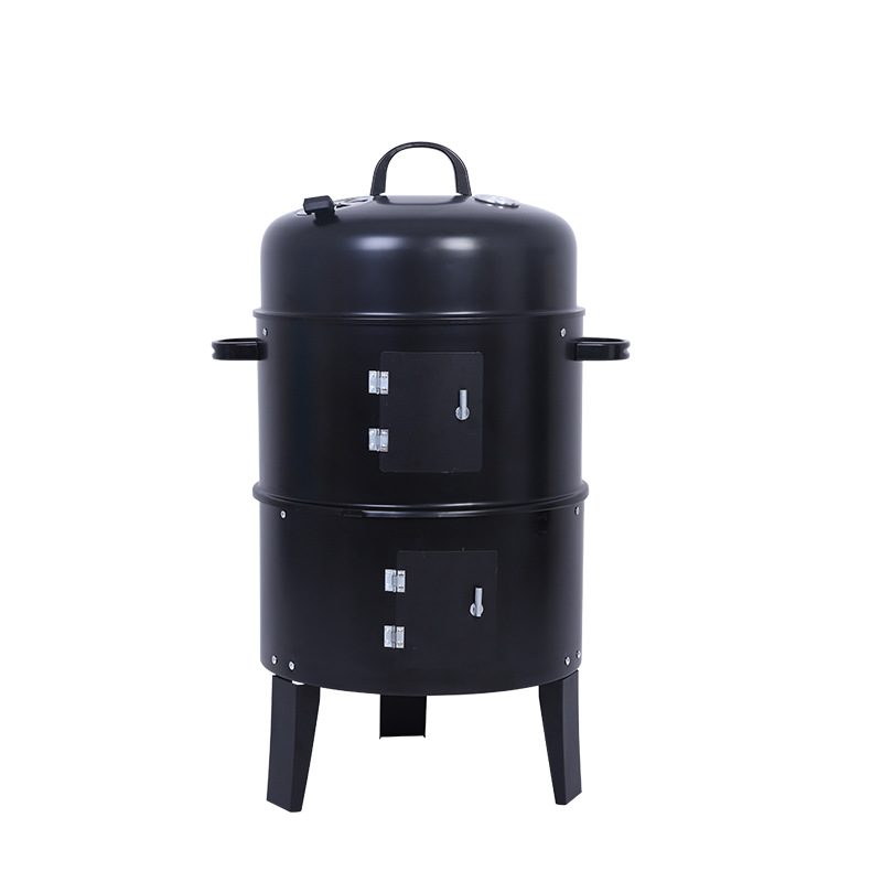 3in1 Charcoal BBQ Smoker - Grill,Roast,Smoke