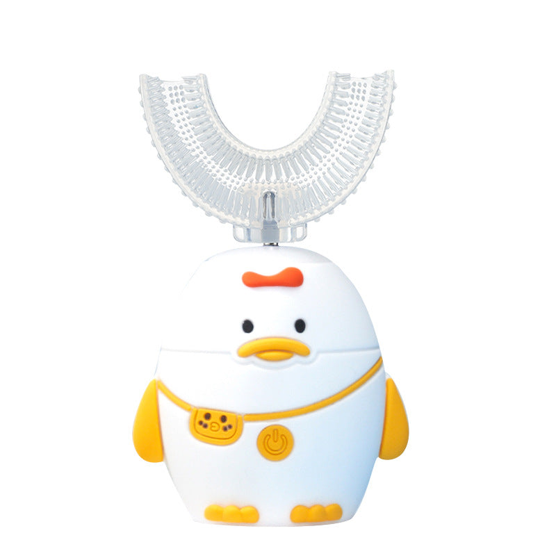 Children's U-Shaped Electric Toothbrush with Silicone Head