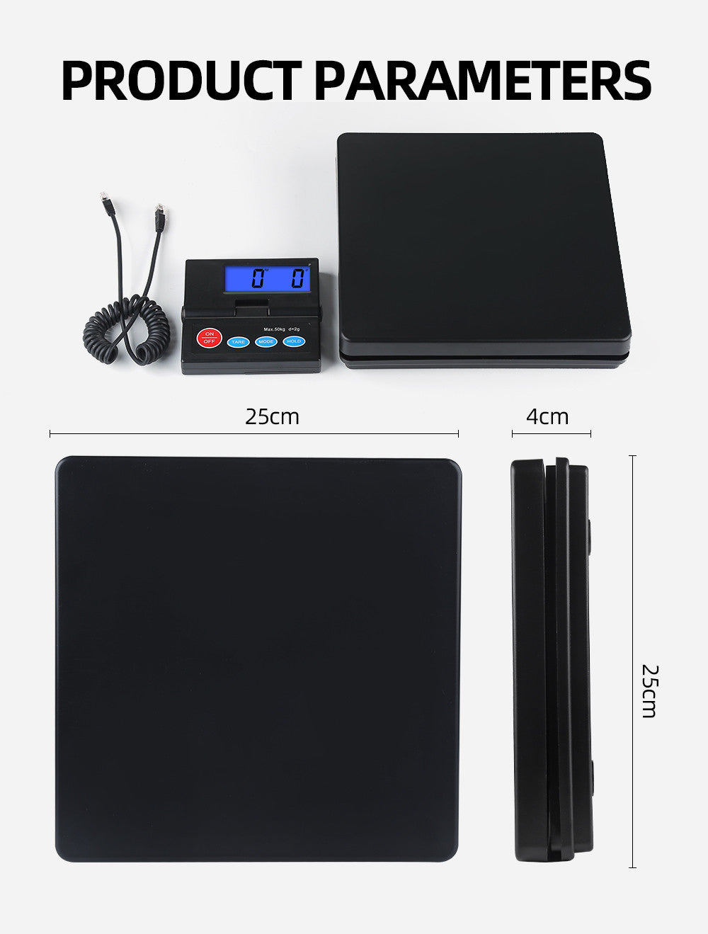 50KG Digital Electric Platform Scale Postal - salelink.co.nz