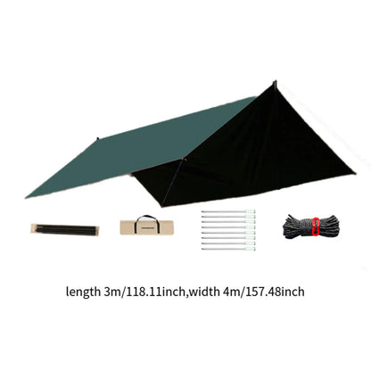Outdoor Portable Waterproof Tarp 3m x 4m (3 colours available)