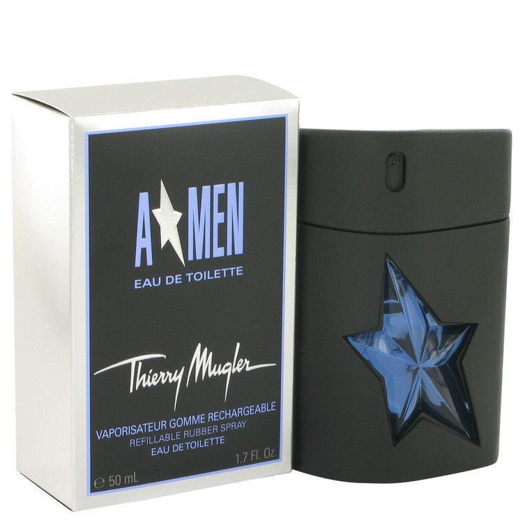 Angel Eau De Toilette Spray Refillable (Rubber Flask) by Thierry Mugler 50 ml