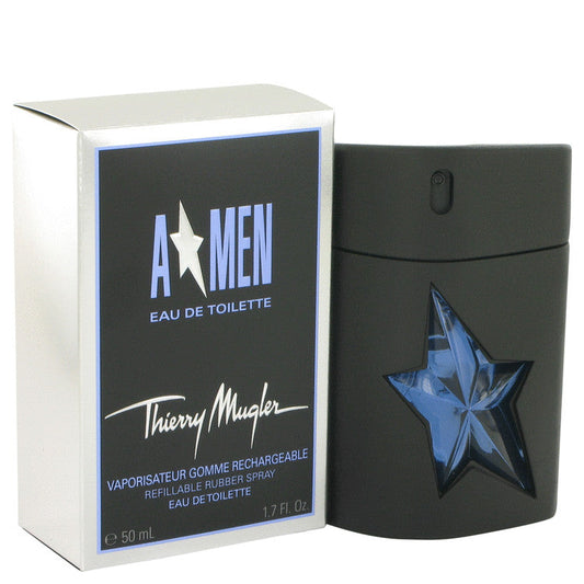 Angel Eau De Toilette Spray Refillable (Rubber Flask) by Thierry Mugler 50 ml