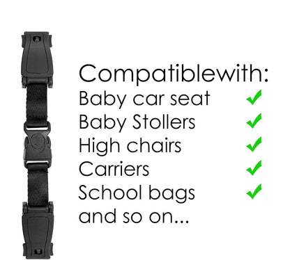 Universal Chest Clip Safety Harness Buckle for Baby Car Seats, Strollers & High Chairs