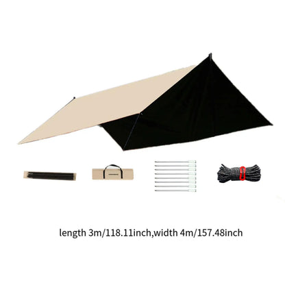 Outdoor Portable Waterproof Tarp 3m x 4m (3 colours available)