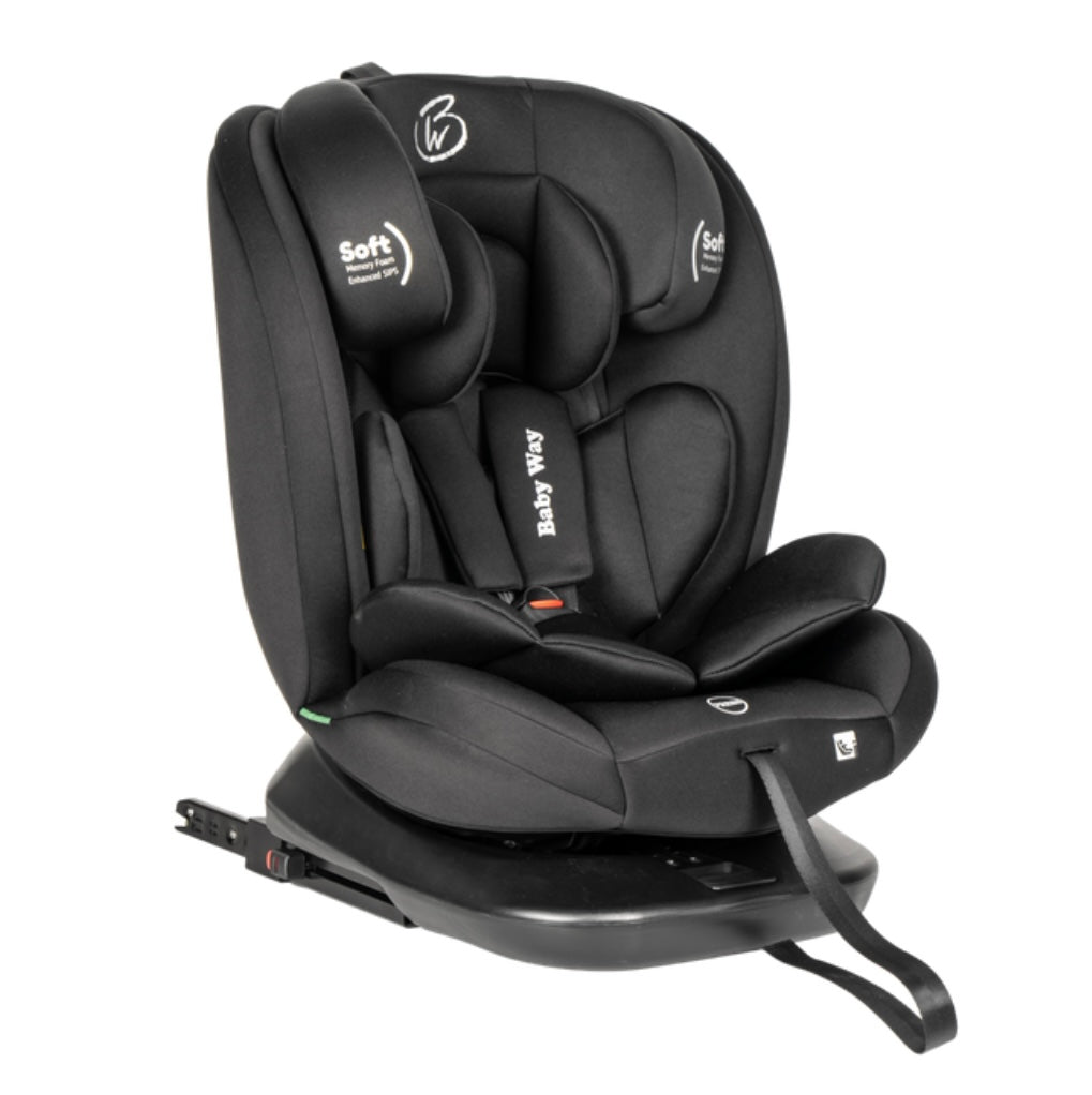 All-Rider 360 Rotating Convertible i-Size Car Seat with ISOFIX and Top Tether BLACK
