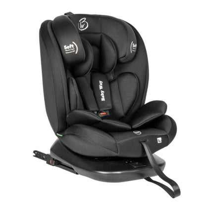 All-Rider 360 Rotating Convertible i-Size Car Seat with ISOFIX and Top Tether BLACK