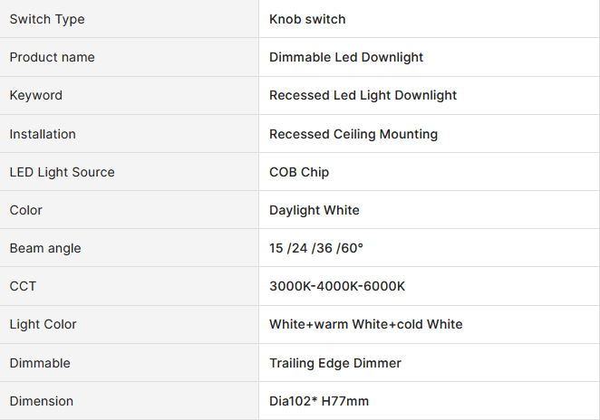13W 1150 lumens ,Tri-Color Dimmable LED Downlight, Dia 102mm - salelink.co.nz