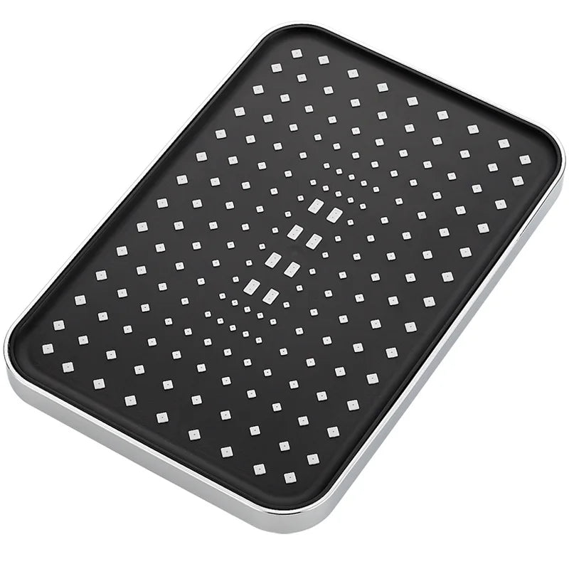 14" High Pressure Rain Shower Head – 360° Adjustable Water-Saving Design