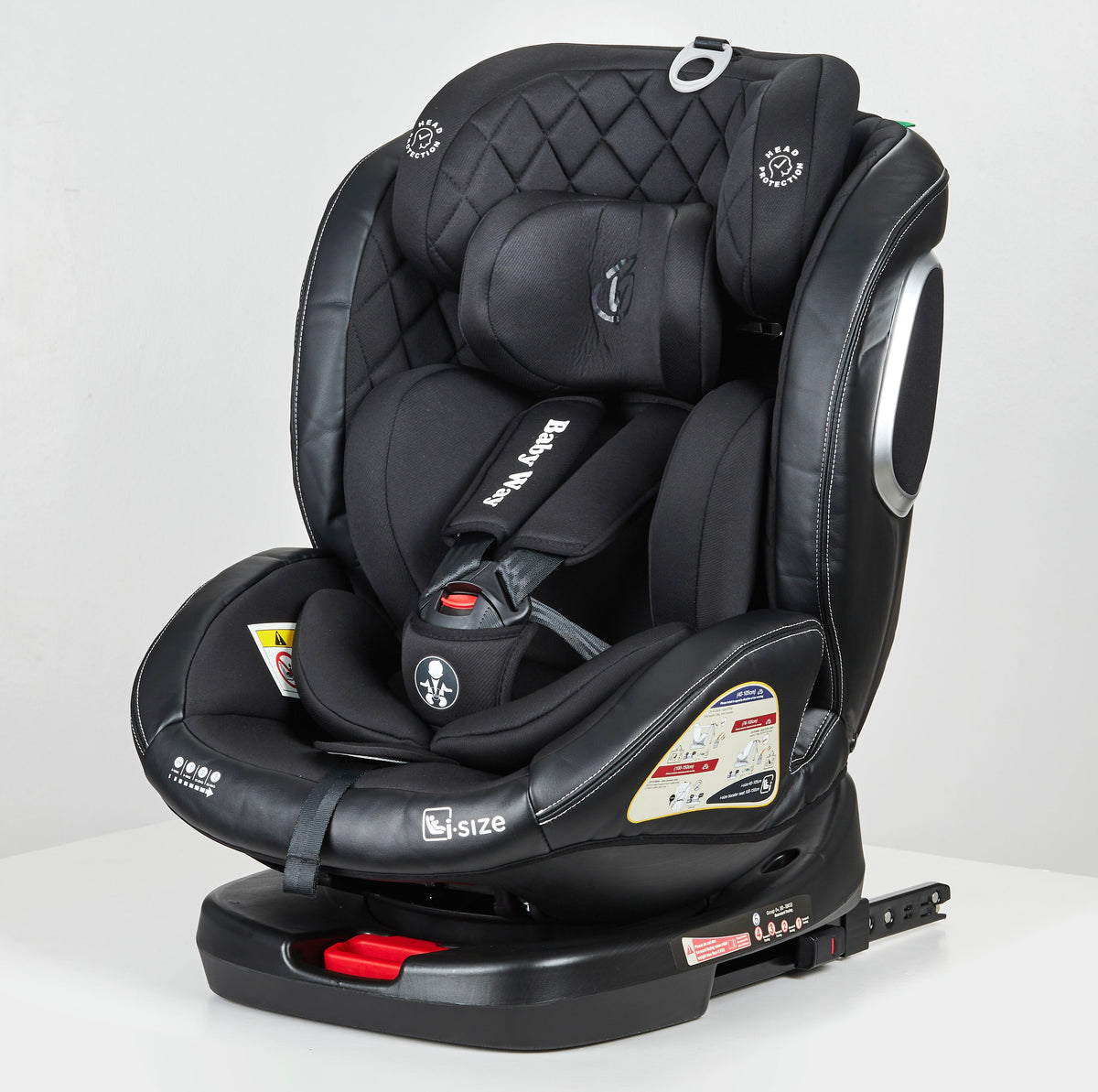 Preorder - Supra Black Bundle - 4in1 Stroller Buggy + Bassinet + Capsule with ISOFIX Base Combo with i-Size Royal 360 Rotating Convertible Car Seat