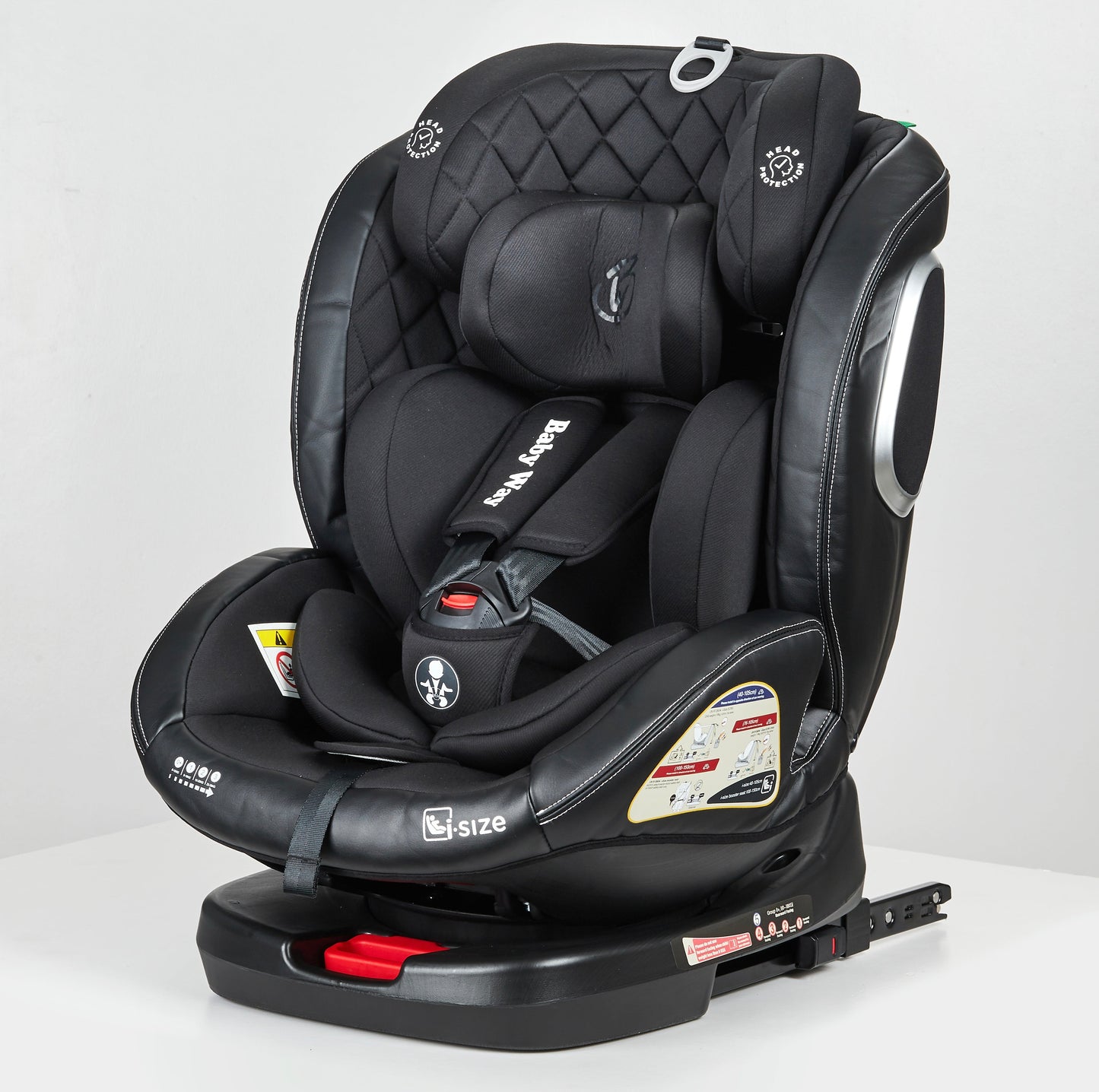 Preorder - Supra Black Bundle - 4in1 Stroller Buggy + Bassinet + Capsule with ISOFIX Base Combo with i-Size Royal 360 Rotating Convertible Car Seat
