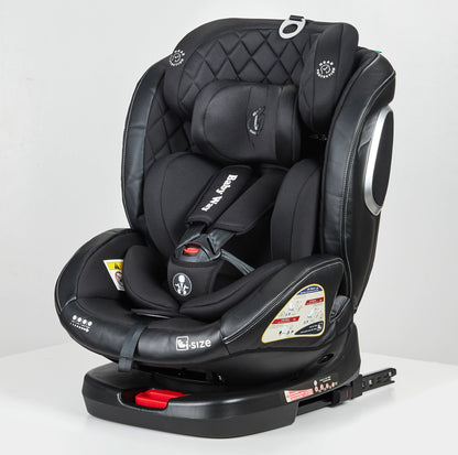 Preorder - Supra Black Bundle - 4in1 Stroller Buggy + Bassinet + Capsule with ISOFIX Base Combo with i-Size Royal 360 Rotating Convertible Car Seat