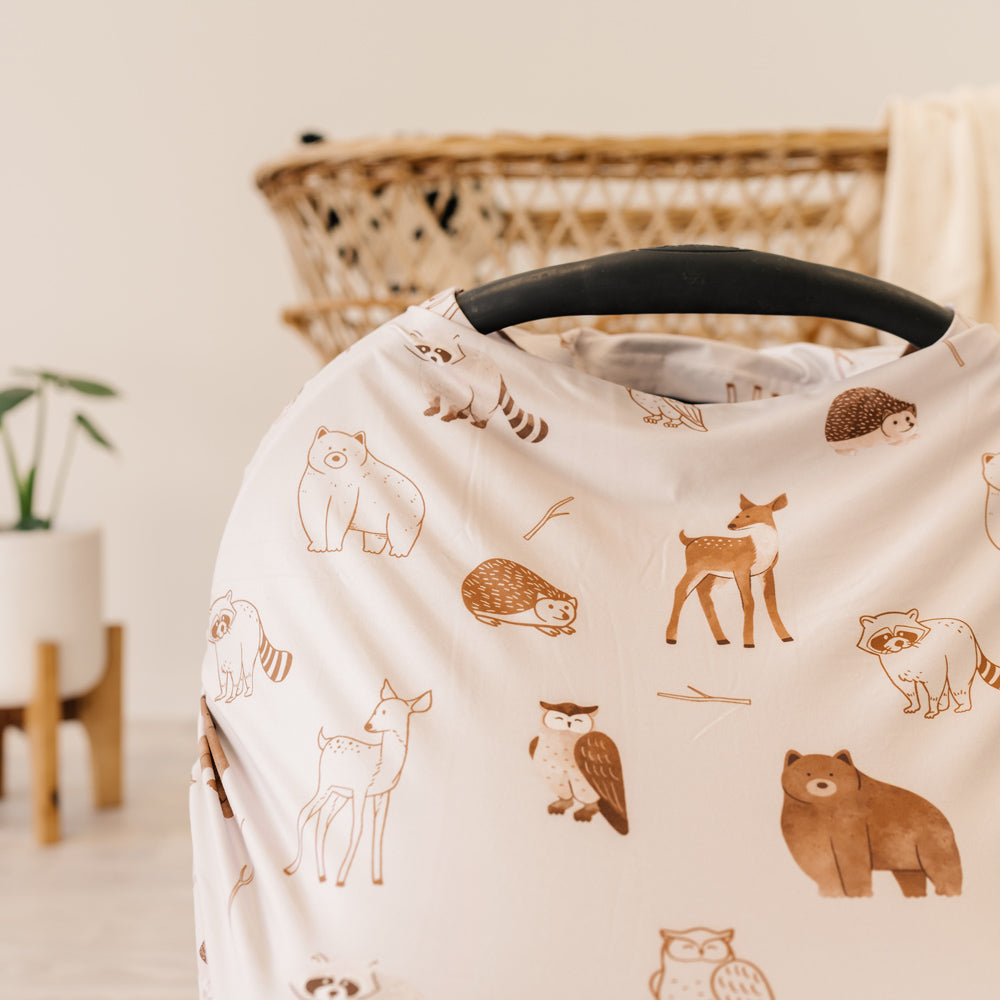 5 in 1 Multi-Use Cover | Woodland Animals