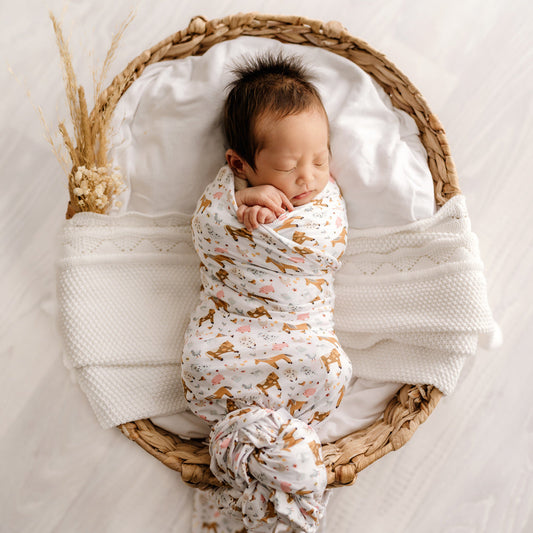 Stretchy Swaddle | Farmyard Bunch