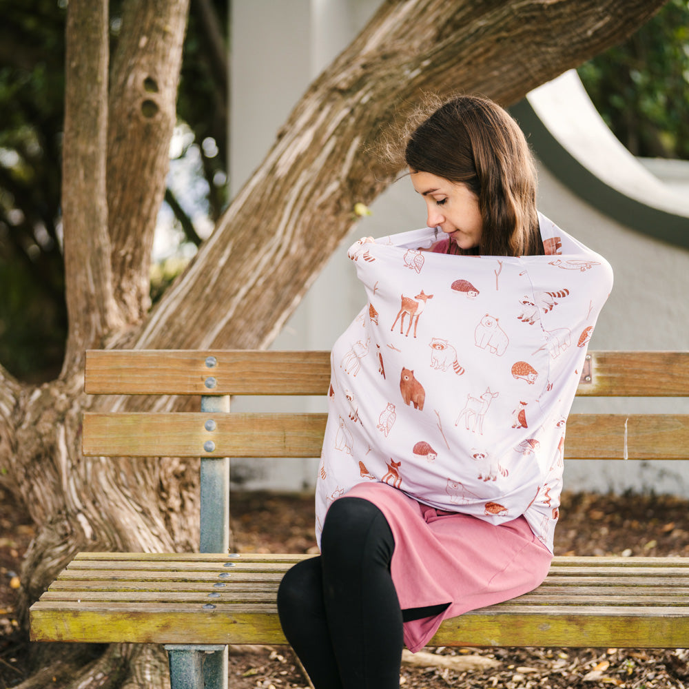 5 in 1 Multi-Use Cover | Woodland Animals