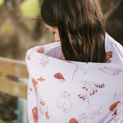 5 in 1 Multi-Use Cover | Woodland Animals