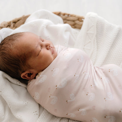 Stretchy Swaddle | Swan Princess