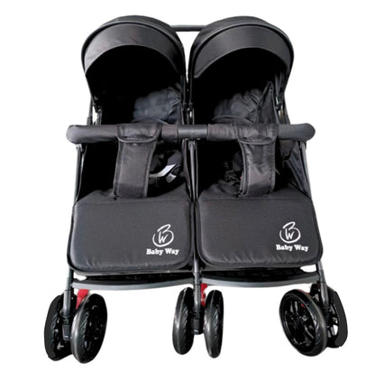 Black 2-Way Folding Compact Double