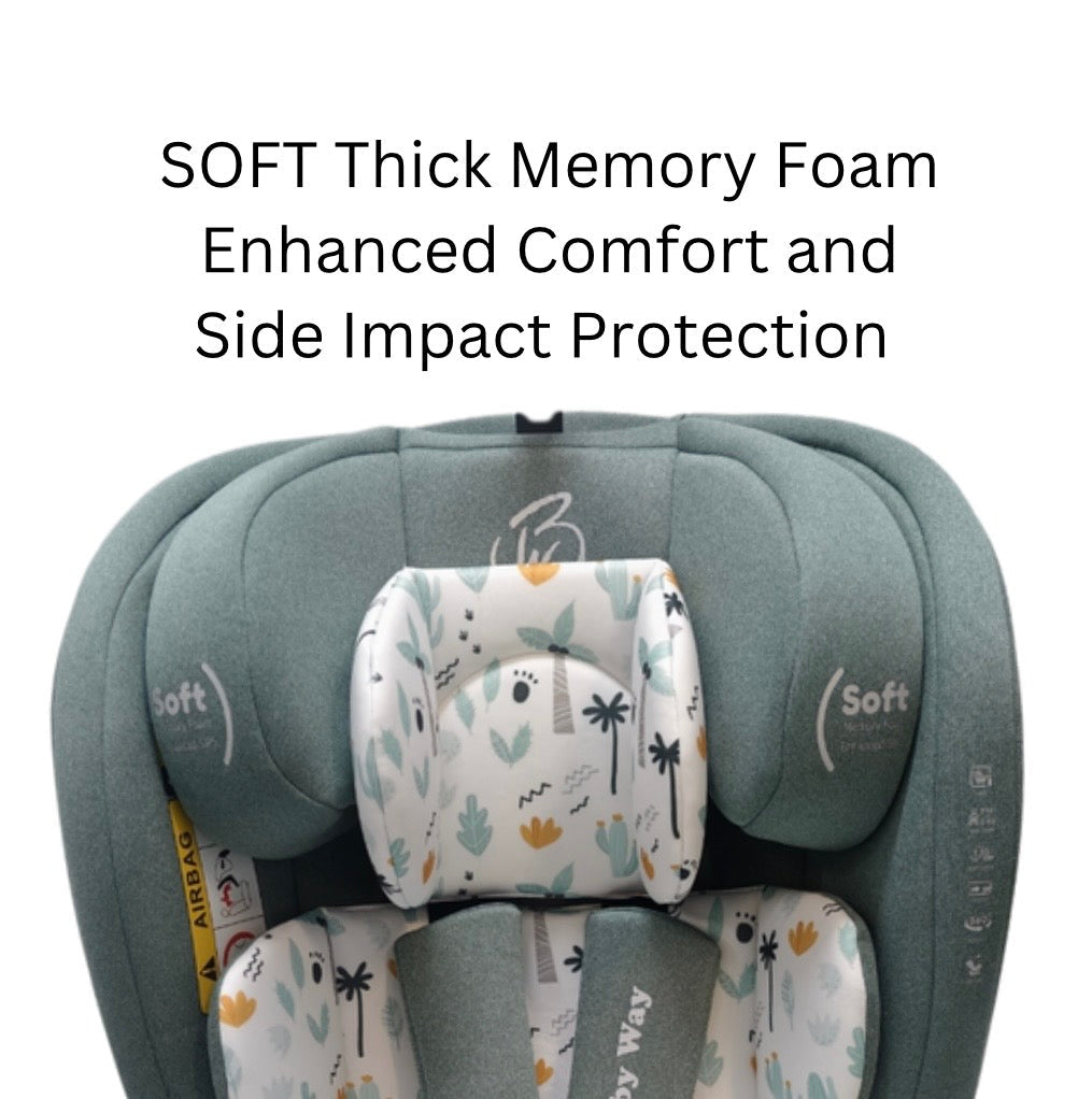 All-Rider Eden i-Size 360 Rotating and Convertible Car Seat with ISOFIX and Top Tether