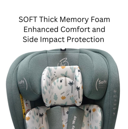 All-Rider Eden i-Size 360 Rotating and Convertible Car Seat with ISOFIX and Top Tether