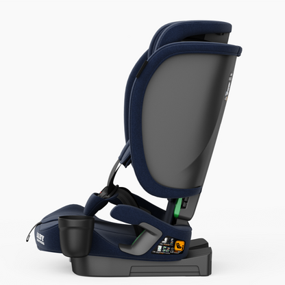 Travel Pram – FlexGo Lightweight Auto Folding Stroller with Booster Seat  (Blue)
