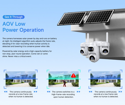 Solar 4G Security Camera Outdoor