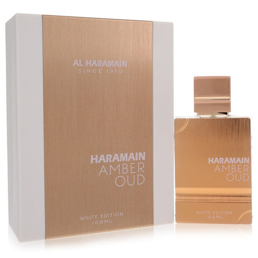 Al Haramain Amber Oud White Edition Eau De Parfum Spray (Unisex) by Al Haramain 100 ml