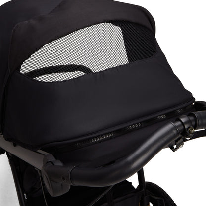 Hill All Terrain Jogging Baby Stroller with Car Seat (Black）