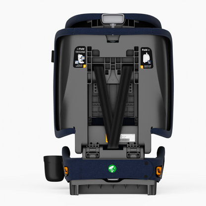Baby Brightness SecureFit Portable Travel Booster Car Seat Dark Blue