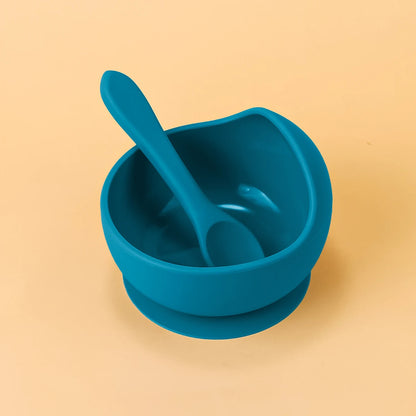 2pc Silicone Suction Baby Bowls – Self-Feeding & Weaning Tableware Set