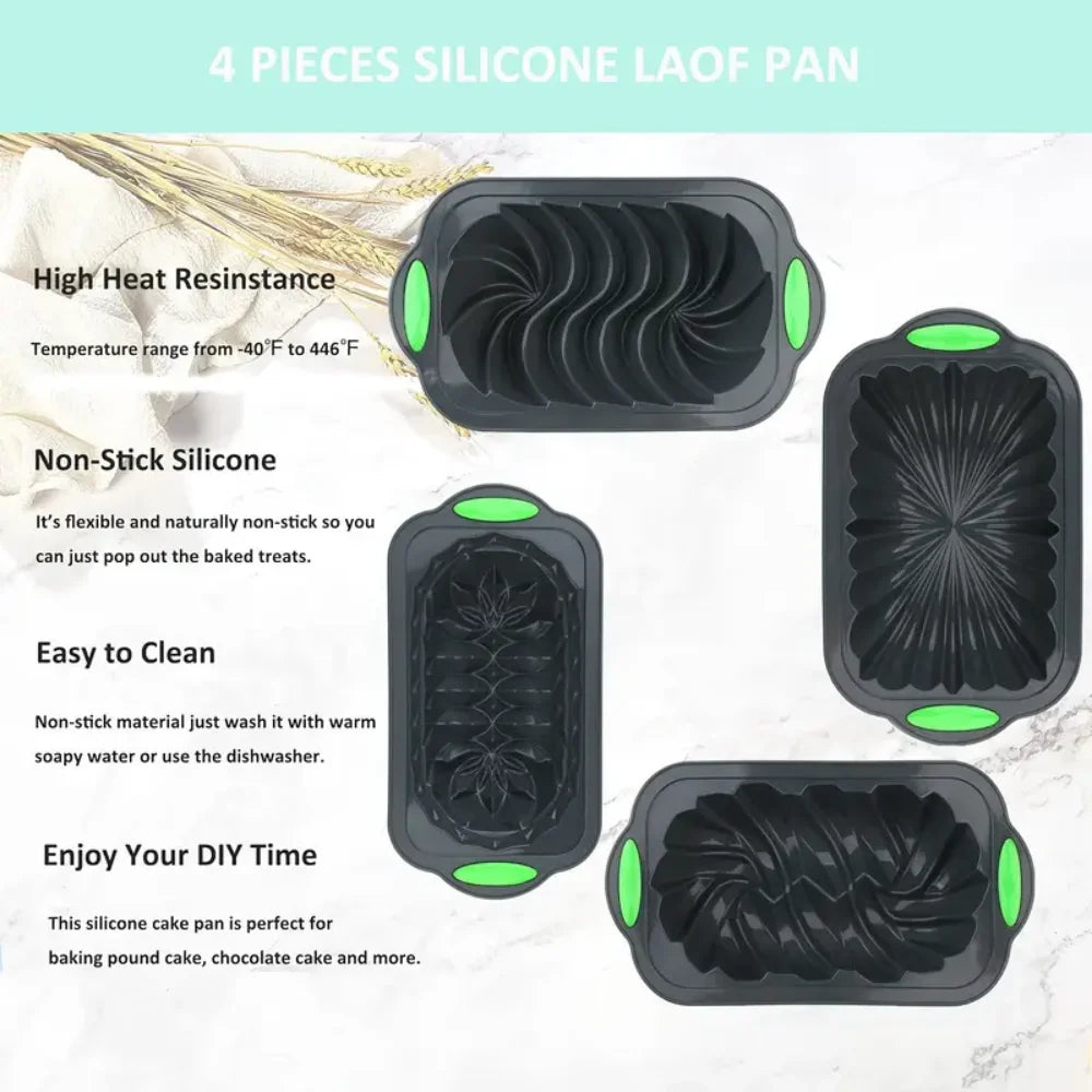 Silicone Loaf & Baking Tray – Non-Stick Bread, Cake & Meatloaf Mould