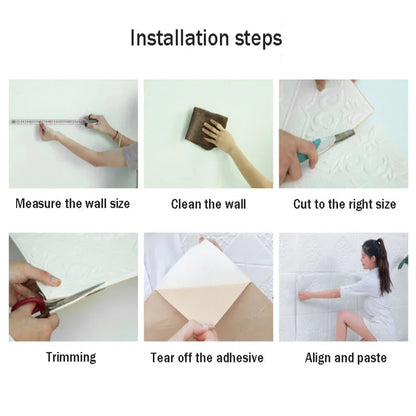 3D Waterproof Wall Stickers (35×35cm) (available in 4Pcs and 12Pcs)