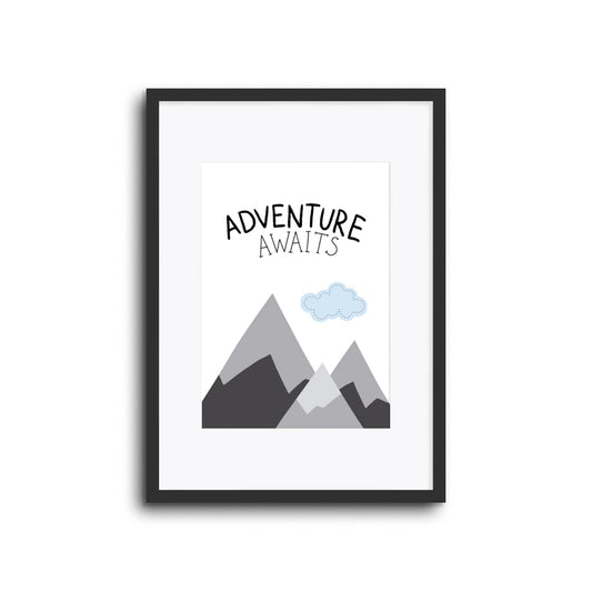 Wall Print |  Adventure Awaits