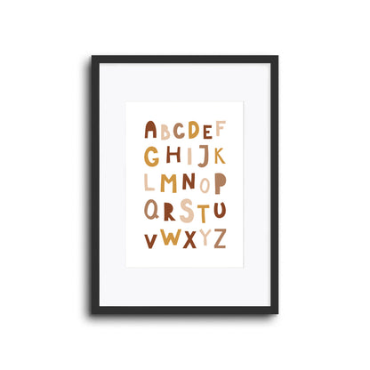 Wall Print |  Alphabet