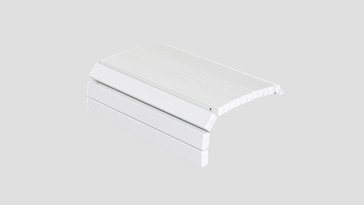ALUMINIUM SLAT TRAY - WHITE