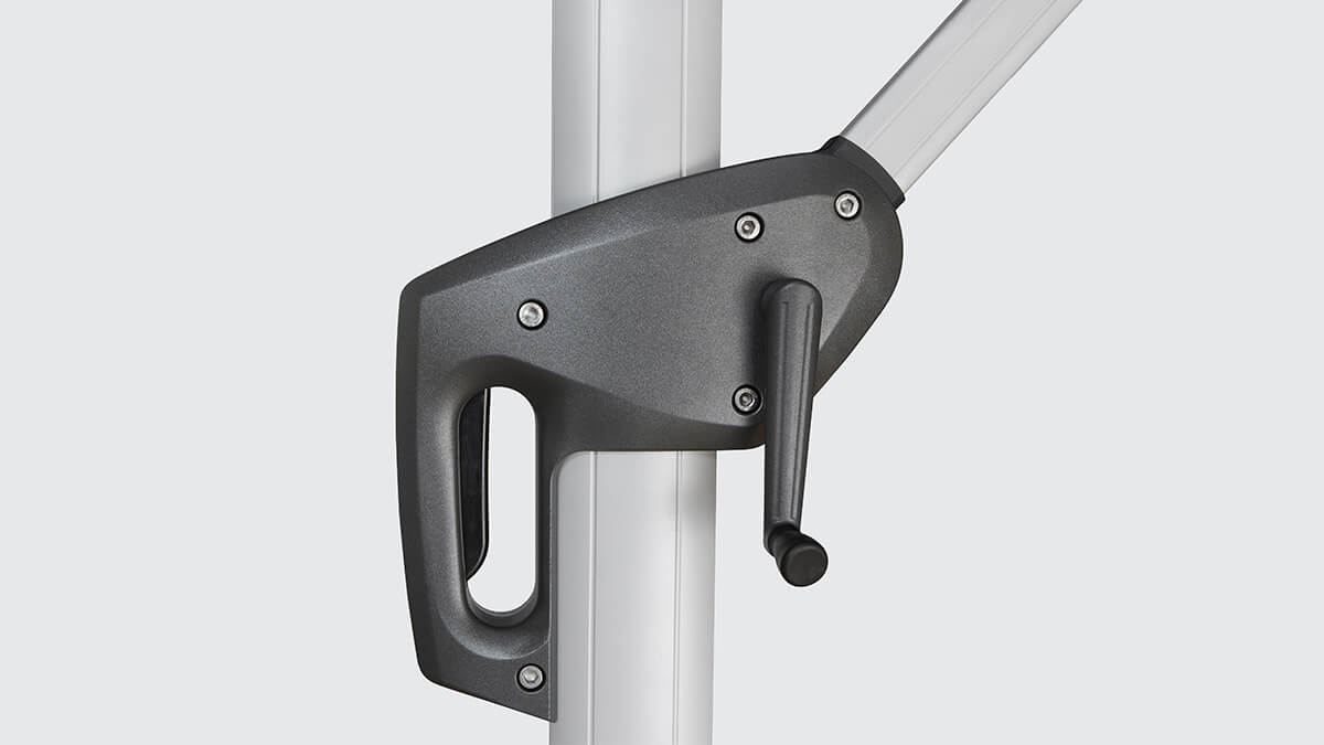 ASPEN CANTILEVER UMBRELLA - CHARCOAL GREY - 2.5M / 3M