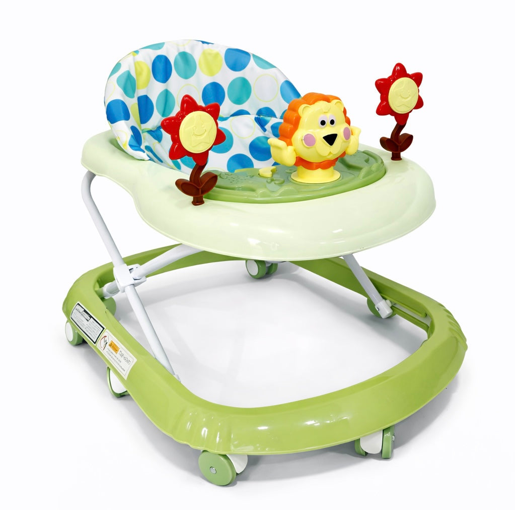 GrowTime Baby Walker – Removable Toy Bar & Compact Folding