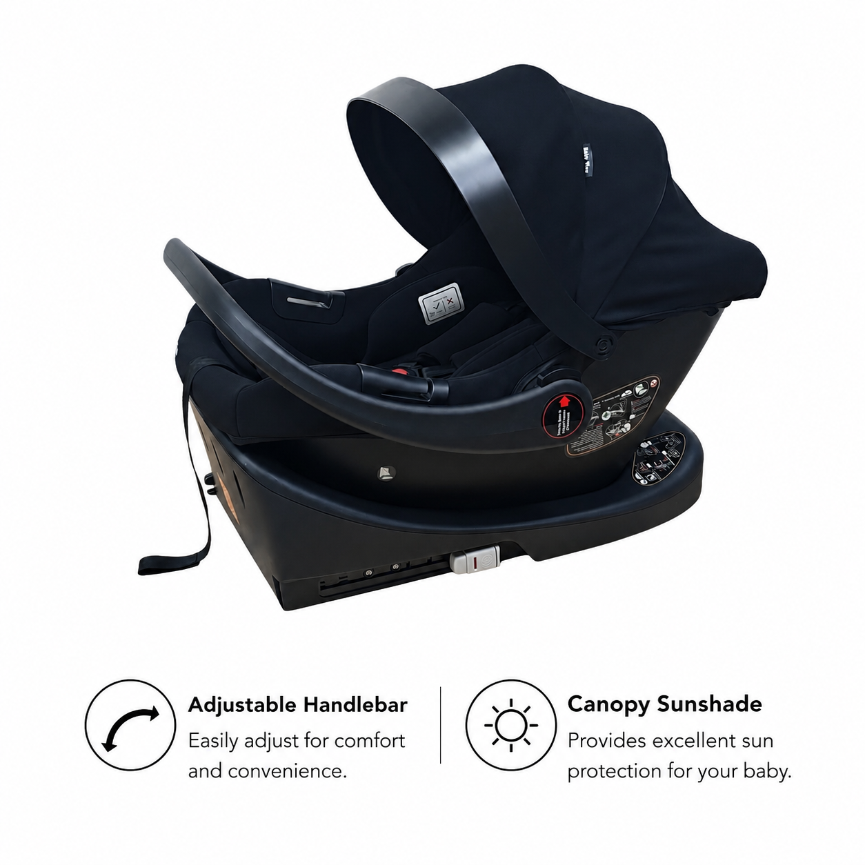 Preorder - Cloud i-Size Infant Capsule Car Seat + ISOFIX Base with Leg Support