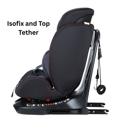 Defender i-Size 360 Rotating and Convertible Car Seat with ISOFIX and Top Tether - BEIGE