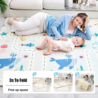 Preorder - Foldable Baby Play & Crawling Mat – Padded and Waterproof