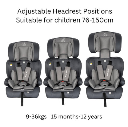 SafeMax i-Size Convertible Booster Car Seat with ISOFIX