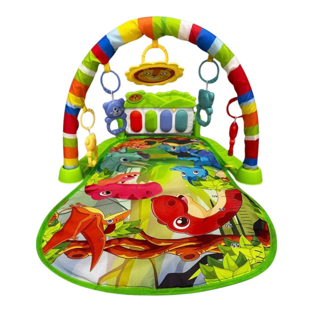 Baby Dino Play Gym & Kick Piano Mat – Multi-Functional Activity Center
