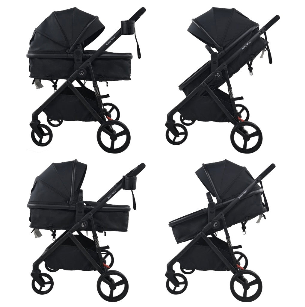 Preorder - 4in1 Crown Z Premium Stroller + Bassinet + Cloud i-Size Capsule Car Seat + Isofix Base with Leg Support Travel System