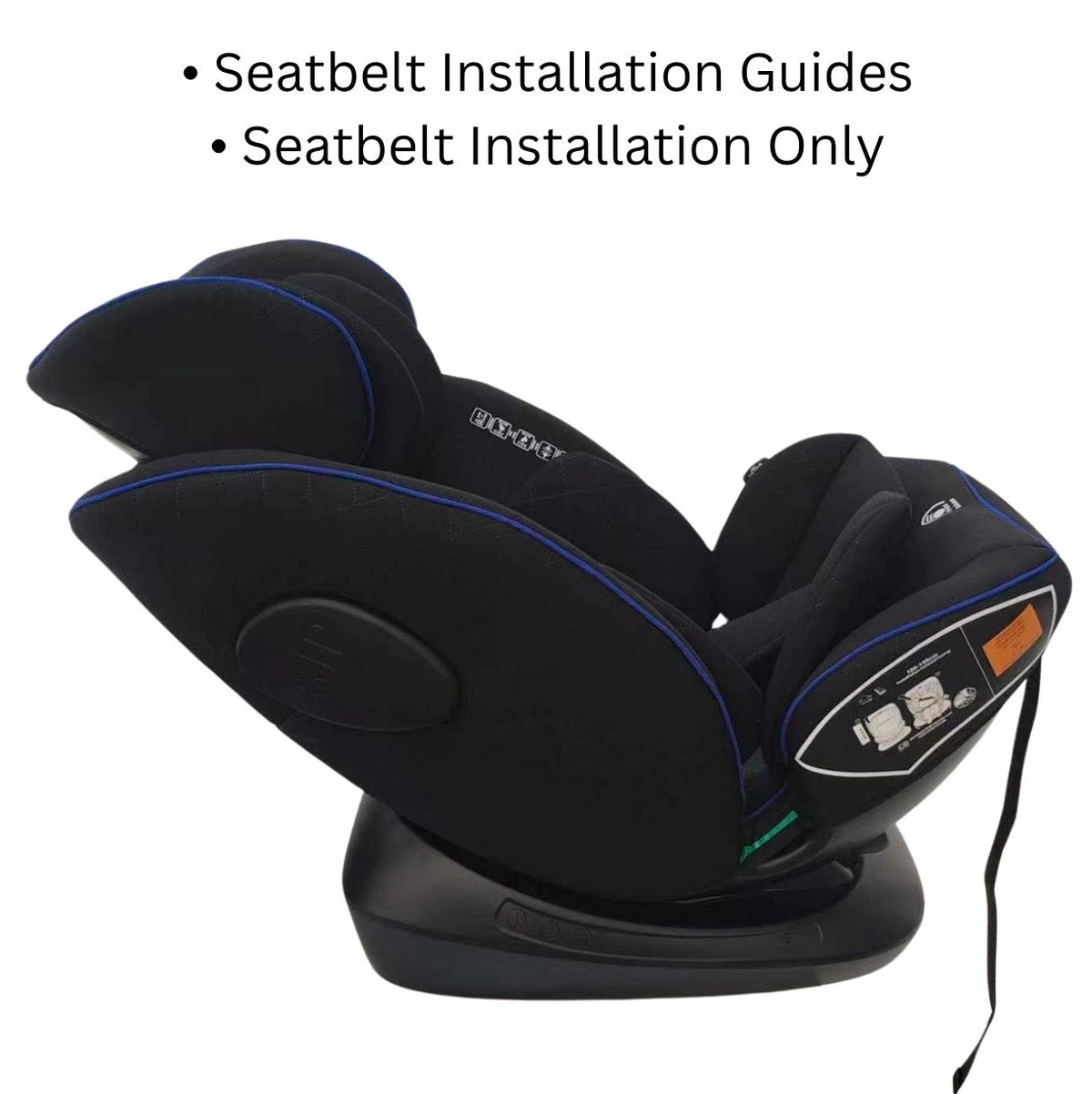 Preorder - SafeSwitch Blue Convertible Car Seat with Recline and Adjustable Headrest